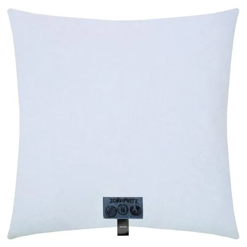 Zoeppritz Soft-Fleece-Kissenbezug mit unverwechselbarem Cashmere Handfeel, Farbe: 520 Azur, pflegeleicht, Allergiker geeignet, Maße: 40 x 40 cm, 702291-520-40x40