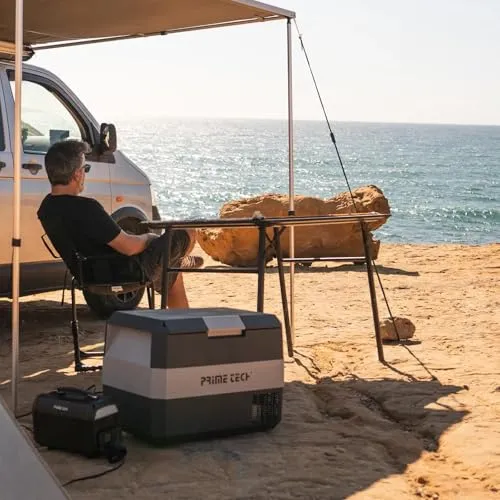 Prime Tech Kompressor-Kühlbox Eco-Line 25/30 Liter inkl. Solarpanel