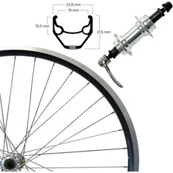 Roland ZAC 2000 Hinterrad (28