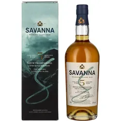 Savanna 5 Years Old Traditionnel Reunion Island Rum 43% Vol. 0,7l in Geschenkbox
