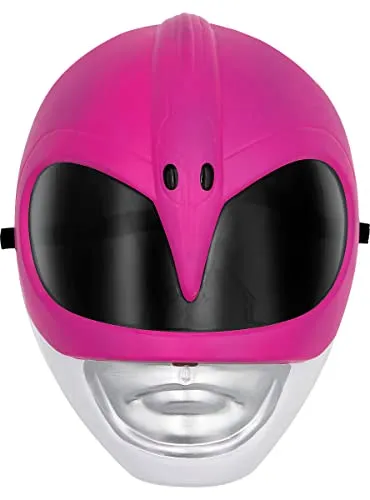Funidelia Power Ranger Maske pink für Mädchen. Kostümzubehör für Kinder