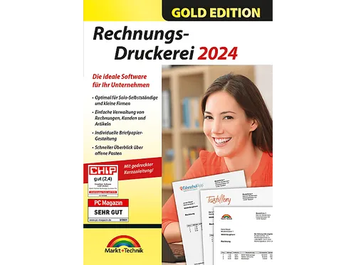Markt+Technik Rechnungsdruckerei Gold Edition in gold von Markt+Technik