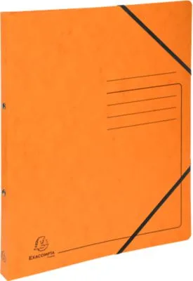 Ringhefter Exacompta, DIN A4, Rückenbreite 20 mm, 2 Rund-Ring Mechanik, orange 184784