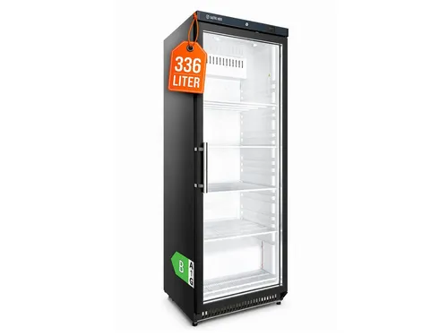 Lagerkühlschrank ECO 400 mit Glastür