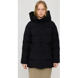 mazine Angela Padded Jacket - Damen Steppjacke in Schwarz - Funktionsjacke aus 100% recyceltem Polyester, wasserabweisend mit praktischen Reißverschlusstaschen und verdeckten Strickbündchen für optimalen Tragekomfort.