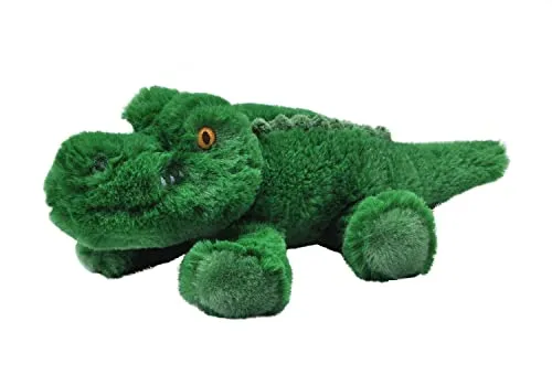 Wild Republic Ecokins Mini Alligator, Kuscheltier aus Stoff, Nachhaltiges Spielzeug, Baby Geschenk zur Geburt von Jungen und Mädchen, Stofftier 20 cm