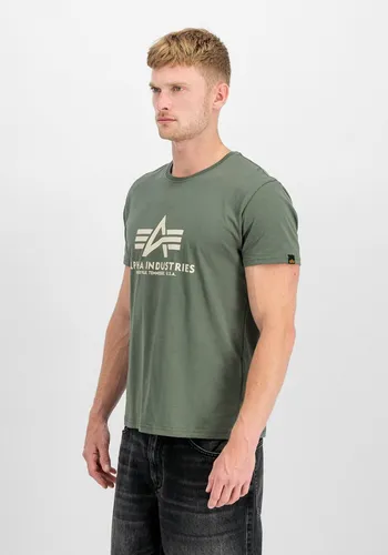 Alpha Industries Basic T-Shirt BL - Hochwertiges T-Shirt im Regular Fit aus 100% Baumwolle, ideal für lässige Outfits. Das Siebdruck-Logo auf der Brust setzt ein modisches Statement.
