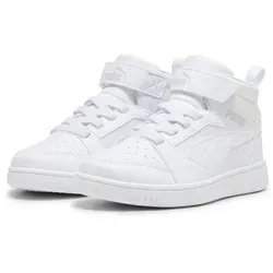 Puma Unisex Kids Rebound V6 Mid Ac+ Ps Sneakers in beige von PUMA