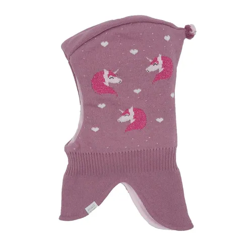 MAXIMO Schlupfmütze Baumwolle, gefüttert, im Einhorn-Design, verlängertes Halsteil