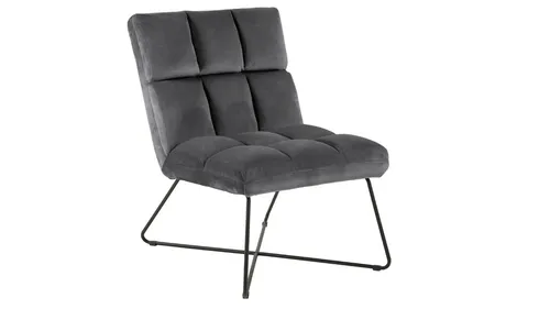 Xxxl Sessel in Schwarz und Dunkelgrau