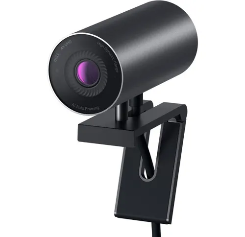 Dell UltraSharp Webcam (8YK83) - Hochauflösende Videoqualität - Erleben Sie gestochen scharfe Bilder mit der Dell UltraSharp Webcam (8YK83). Ideal für professionelle Videokonferenzen und Streaming, bietet sie eine einfache Plug-and-Play-Installation.