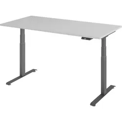bümö elektrisch höhenverstellbarer Schreibtisch - Ergonomischer Kinderschreibtisch mit stufenloser Höheneinstellung von 64,5 bis 129,5 cm. Ideal für ein gesundes Arbeiten und modernes Design in Ihrem Arbeitszimmer.