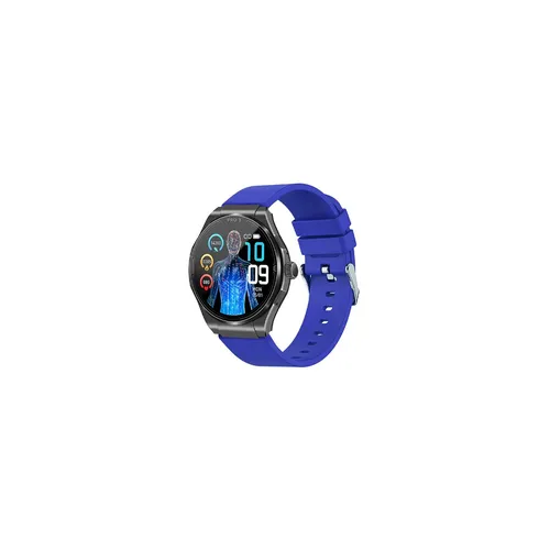 Knauermann PRO 3 (2024) Schwarz - Gesundheitsuhr mit EKG und Telefoniefunktion - Smartwatch mit AMOLED-Display, EKG-Analyse, Notruffunktion und bis zu 30 Tagen Akkulaufzeit – ideal für Gesundheitsbewusste und Senioren.