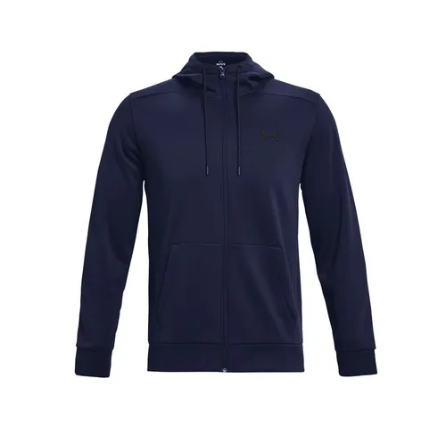 Under Armour Essential Fleece Sweatjacke Herren - Sportjacke aus ultraweichem Fleece für optimalen Tragekomfort und Bewegungsfreiheit. Ideal für Aufwärmübungen und entspannte Momente, mit Kapuze und praktischen Seitentaschen.