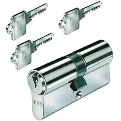 BKS8812 Profilzylinder Schließzylinder Türschloss Zylinder verschiedenschließend, Länge: 40-50 mm