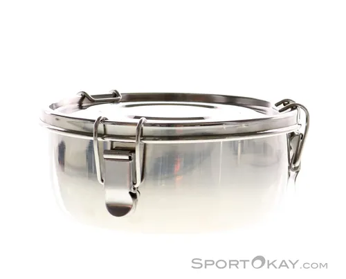 BasicNature Edelstahl Essensbehälter-Silber-One Size