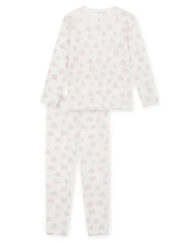 Schiesser Mädchen Schlafanzug Set Pyjama lang - 100% Organic Bio Baumwolle - Schlafanzüge für Mädchen, aus 100% Organic Bio Baumwolle für höchsten Komfort und beste Hautverträglichkeit, Größen von 92 bis 140.