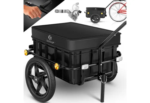 KESSER Fahrradanhänger Lastenanhänger 70L
