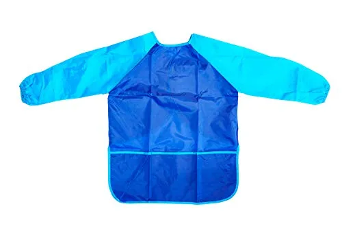 TSI Malschürze für Kinder 60 x 44 cm, Farbe blau/hellblau, Art. Nr. 49283-B
