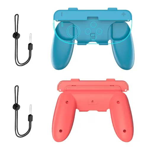 Für Nintendo Switch 2 Joy-Con Controllers 2-in-1 Detachable Grip Blue Red