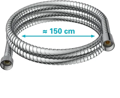 EISL DX5082CSB PARMA Brausestangenset - Handbrausen Set mit 8 Funktionen für individuelles Duschen, inklusive Wasserspardichtung zur Reduzierung des Wasserverbrauchs um bis zu 50% – ideal für umweltbewusste Haushalte.