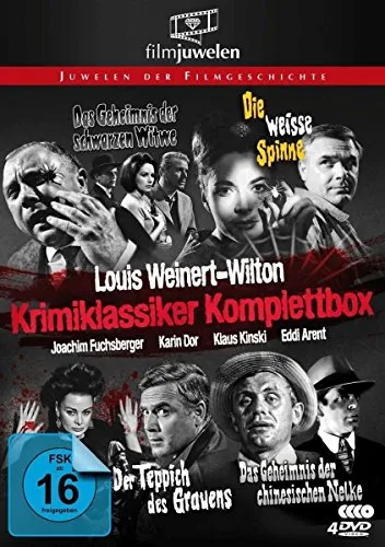 Louis Weinert-Wilton Krimi-Klassiker - Filmjuwelen Komplettbox [4 DVDs] - Krimi-Klassiker mit 4 DVDs, fesselnde Geschichten und spannende Wendungen, ideal für Krimi-Fans.