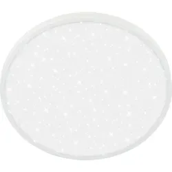 Briloner Leuchten LED Deckenleuchte COMPETO 3904016 - Elegante LED Deckenleuchte mit dekorativem Sternencover, 17,5W Leistung und 2.400lm für klare Beleuchtung. Ideal für Wohnzimmer, Schlafzimmer und Küchen – passt perfekt in jeden Einrichtungsstil.