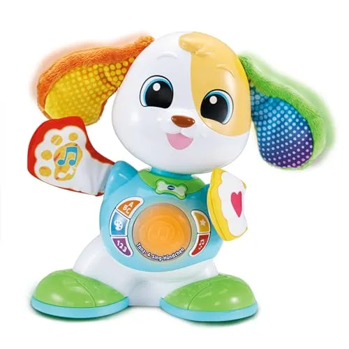 Tanz- & Sing-Hündchen von VTech - Musikalisches Spielzeug für Babies, das spielerisch Lernen fördert und mit leuchtenden Farben zum Tanzen animiert.