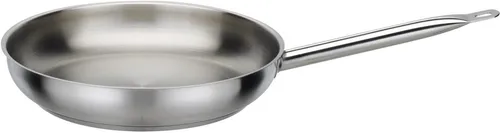 GSW Bratpfanne Gastro Le Chef 32 cm, induktionsgeeignet - Hochwertige Edelstahl-Pfanne in Gastro-Qualität, backofenfest und spülmaschinengeeignet. Ideal für perfektes Anbraten dank optimierter Hitzeverteilung auf allen Herdarten.