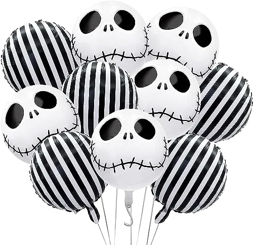 Stück Halloween Folienballon Luftballons Geister, Halloween Party Deko Party Geister Helium Ballons für Geburtstag Dekorationen Zubehör Geschenk 10