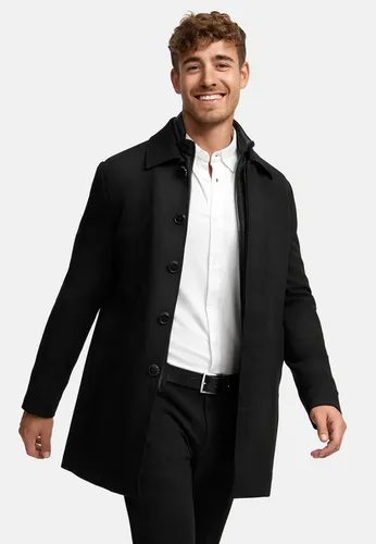 Indicode Kurzmantel INBenyome schwarz M (50) - Funktionsjacke für die Saison 2024/2025, aus hochwertigem Materialmix für optimalen Tragekomfort und lässigen Casual-Stil.