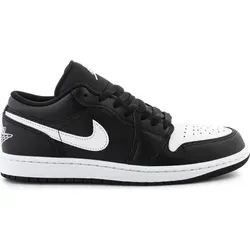 Schuhe Nike Air Jordan 1 Low 553558043 - Schwarz/Weiß - 43 in schwarz von Jordan
