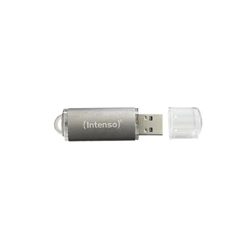 Intenso Jet Line USB 3.2 Gen 1x1 Stick - 64 GB, Super Speed mit bis zu 70 MB/s Übertragung und hochwertigem Aluminiumgehäuse