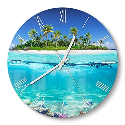 Wanduhren Blau von DEQORI