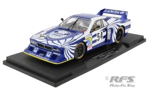 Lancia Beta Montecarlo Gr.5 #54 6h Silverstone 1980 - Tourenwagen & Sportwagen, detailreiches Standmodell im Maßstab 1:18 aus Die-Cast, ideal für Sammler und Fans des Rennsports.