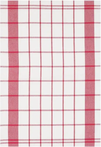 stuco Geschirrtuch karo, (Set, 6-tlg) in rot von stuco