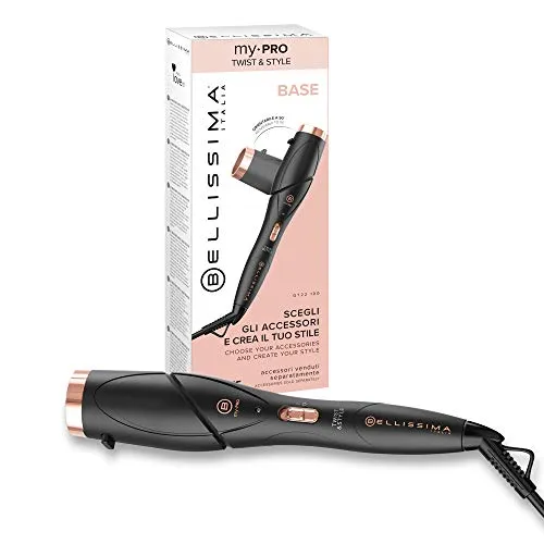Bellissima My Pro Twist & Style GT22 100 - Multifunktions-Haarstyler für Wellen und Locken, mit automatischer Temperatureinstellung und 90° drehbarem Design für müheloses Styling.