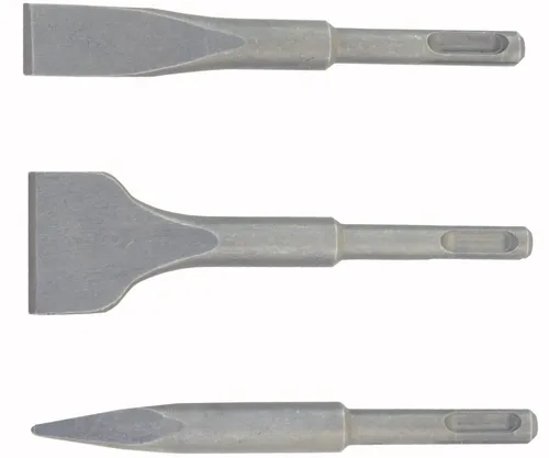 CON:P Meißel-Set Spitzmeißel Spatmeißel Flachmeißel Meißel Abbruchmeißel SDS plus, 140 in mm, für SDS Plus, (Mehrteilig, 3-tlg) Premiumqualität