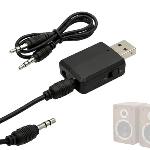 3-in-1 USB Bluetooth Sender & Empfänger – Kabelloser Audio-Adapter für TV, PC, Kopfhörer & Lautsprecher