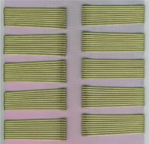 Efalock Chevalier Haarklemme 5 cm 100 Stück GOLD in gold von EFALOCK