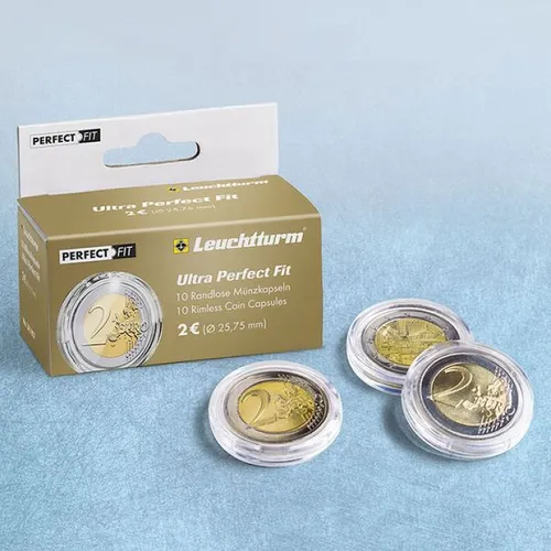Münzkapseln ULTRA Perfect Fit  für 1 oz. Maple Leaf Gold (30,00 mm), 10er-Pack