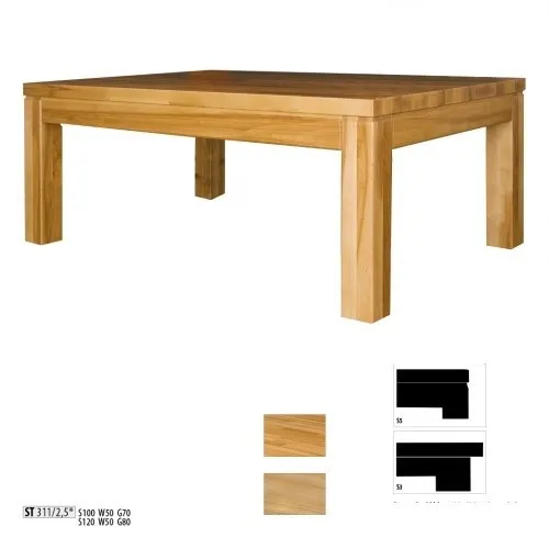 Esstisch Massivholz 120x80 cm – Modern und Robust für Ihr Esszimmer - Dieser stilvolle Esstisch aus echtem Massivholz bietet Platz für gesellige Runden. Mit seinen kompakten Maßen von 120x80 cm ist er ideal für jedes Esszimmer und verbindet Funktionalität mit ansprechendem Design.
