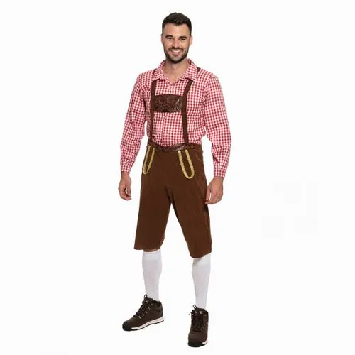Trachtenset Herren Oktoberfest-Kostüm MIESEPETER® rot in rot von MIESEPETER