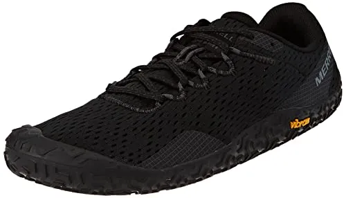 MERRELL Damen Workoutschuhe VAPOR GLOVE 6 - Minimalistische Traumschuhe - Laufschuhe mit Vibram EcoStep Laufsohle für maximalen Halt und atmungsaktivem Mesh-Obermaterial für frische Füße. Ideal für minimalistisches Trailrunning und Training.