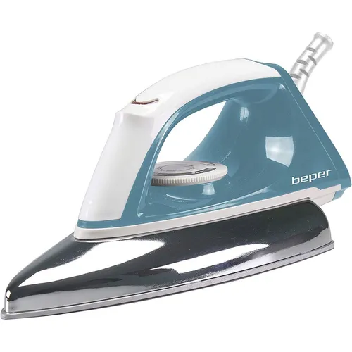 BEPER P204FER250 Trockenbügeleisen - Reisebügeleisen mit 1300W, ideal für empfindliche Stoffe, antihaftbeschichtete Bügelsohle und knitterfreies Kabel für komfortables Bügeln.