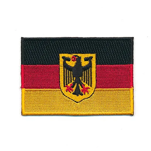 mm Deutschland Flagge Berlin Germany Flag Aufnäher Aufbügler 0627 X 80 x 50