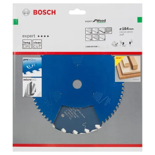 Bosch Expert for Wood Kreissägeblatt 184mm, 24 Zähne von Bosch Professional
