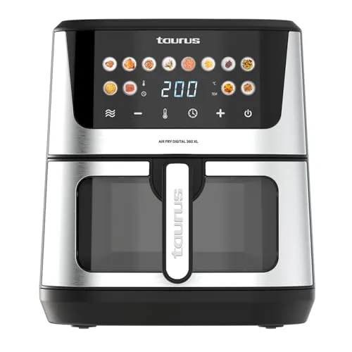 Taurus Heißluftfritteuse Air Fry Digital 360 XL, 2100W, 8L