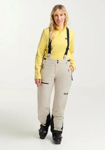 Skihose JACK WOLFSKIN FLOWLINE PRO 2L INS PANTS W, Damen XL - Wanderhose, wasserdicht und atmungsaktiv mit 60 g TEXATHERM CORE Isolierung aus recyceltem Material für warmen Komfort bei jedem Wetter.