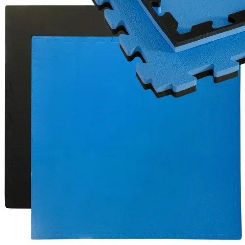 Steckmatte Puzzlematte 90x90cm - Bodenschutz für Sport und Judo - Yogamatten, strapazierfähig und abwaschbar, ideal für Sportarten wie Judo, extra robust mit 25mm Dicke für optimalen Schutz und Komfort.